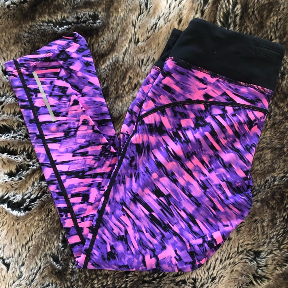 Nike Dri-fit Pink Purple Capris S